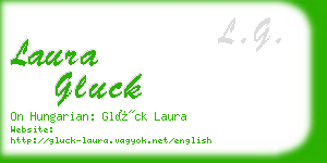 laura gluck business card